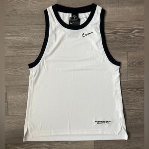 NWT Nike Women's Dri-FIT Sleeveless White Basketball Tank - Medium